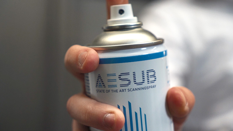 Aesub vanishing 3d scanning spray