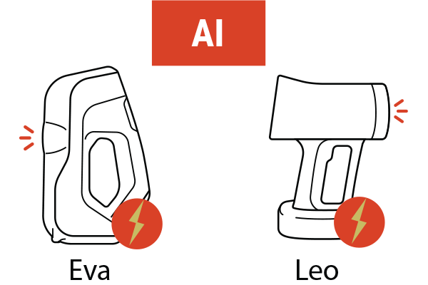 Compatible with Artec Eva and Leo