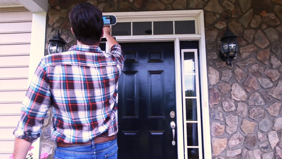 Scanning door frame using Artec Leo