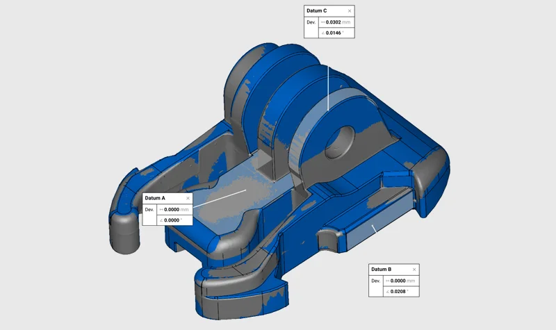 Precise Datum Alignment For Scan To CAD