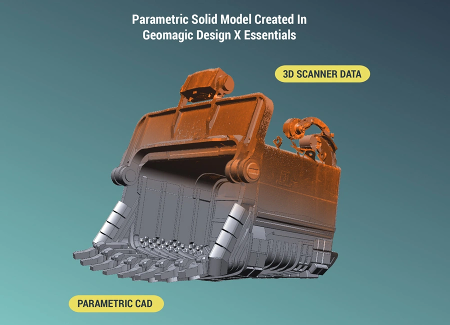 Building parametric CAD model using Geomagic Design X Essentials