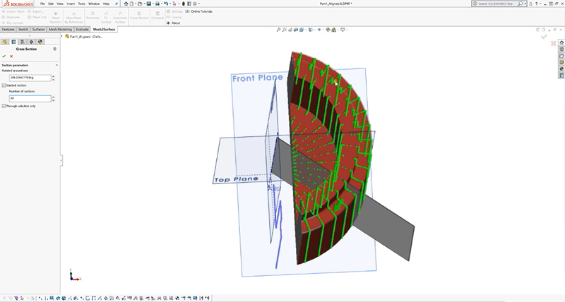 Create 2D Cross-Section