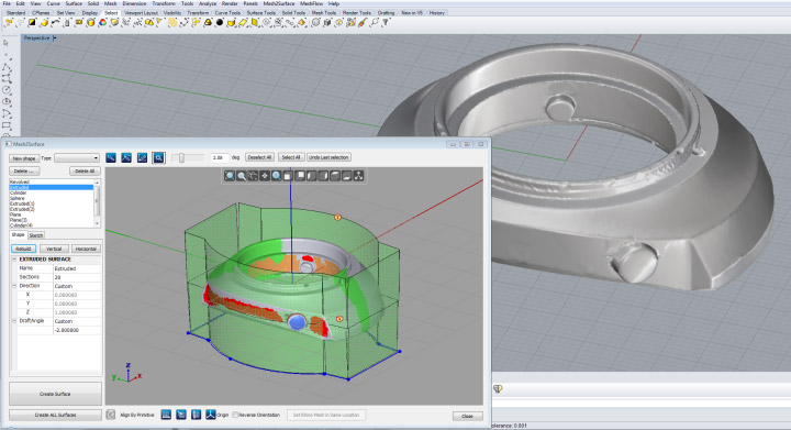 Incremental Surface Construction