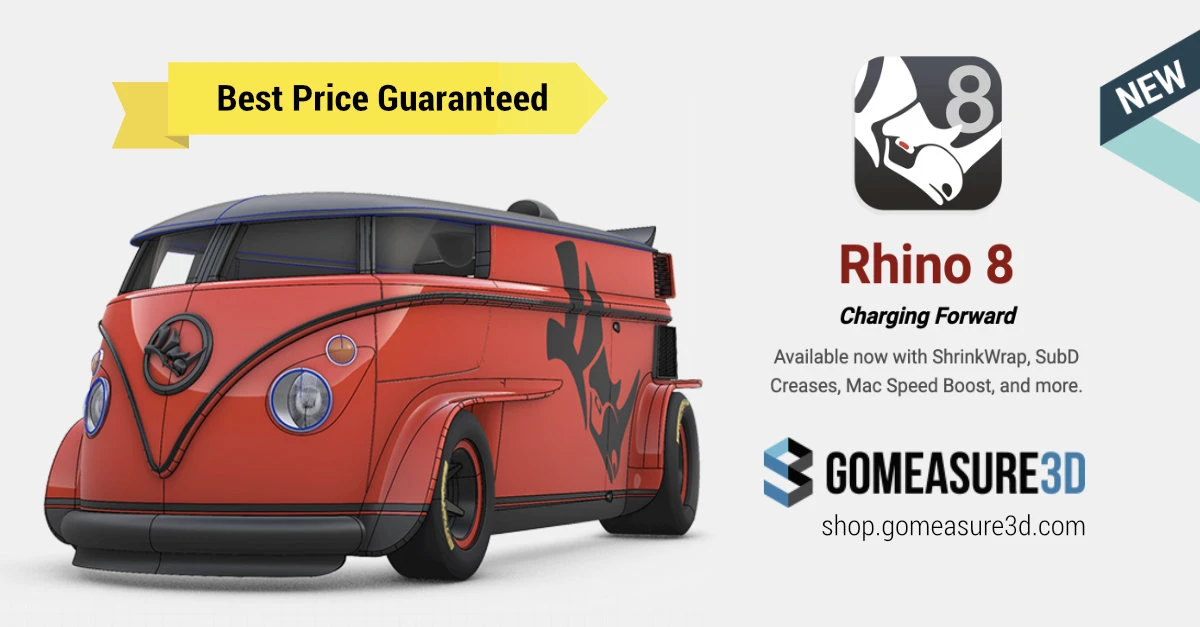 Rhino 8 CAD Modeling Software